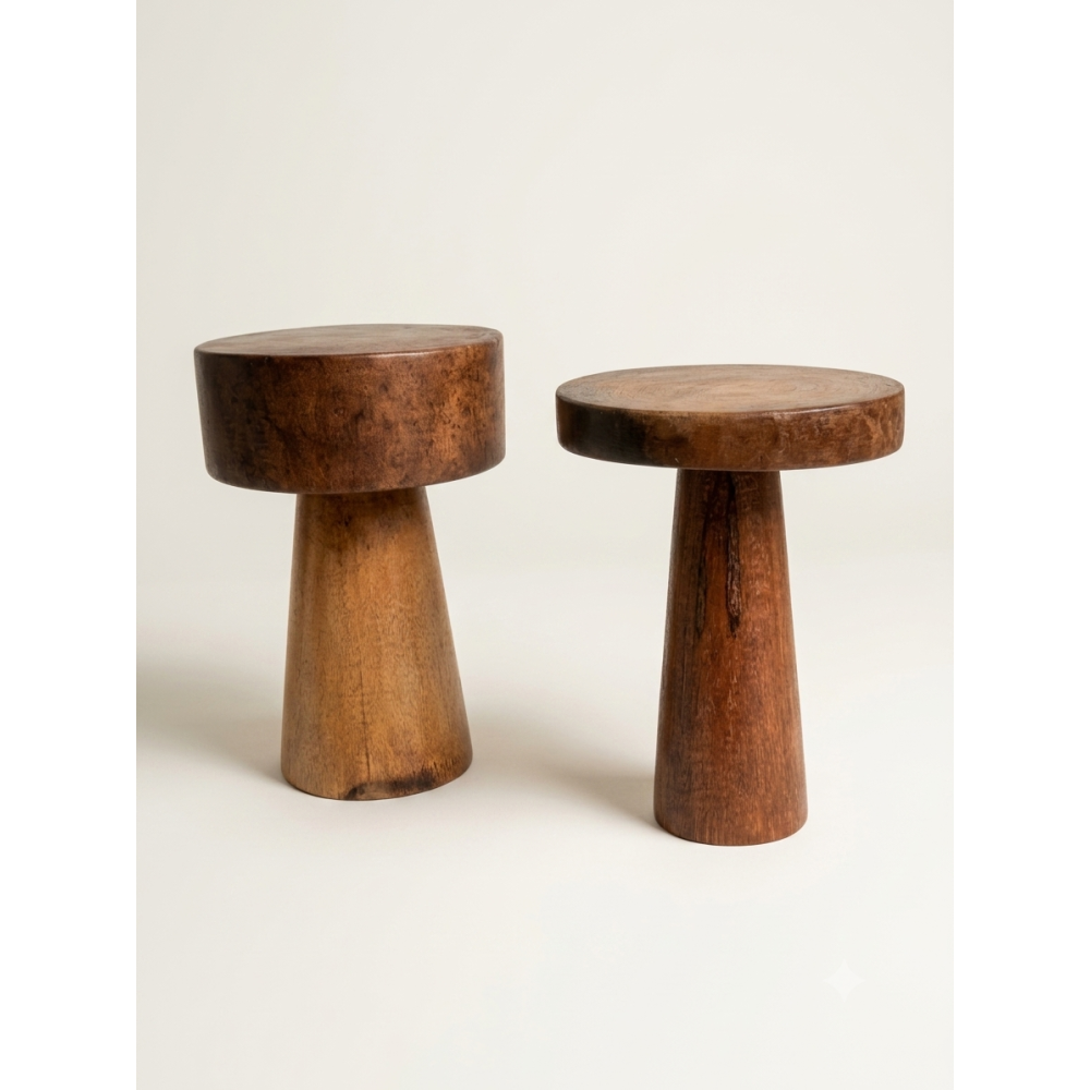 Tabouret champignons