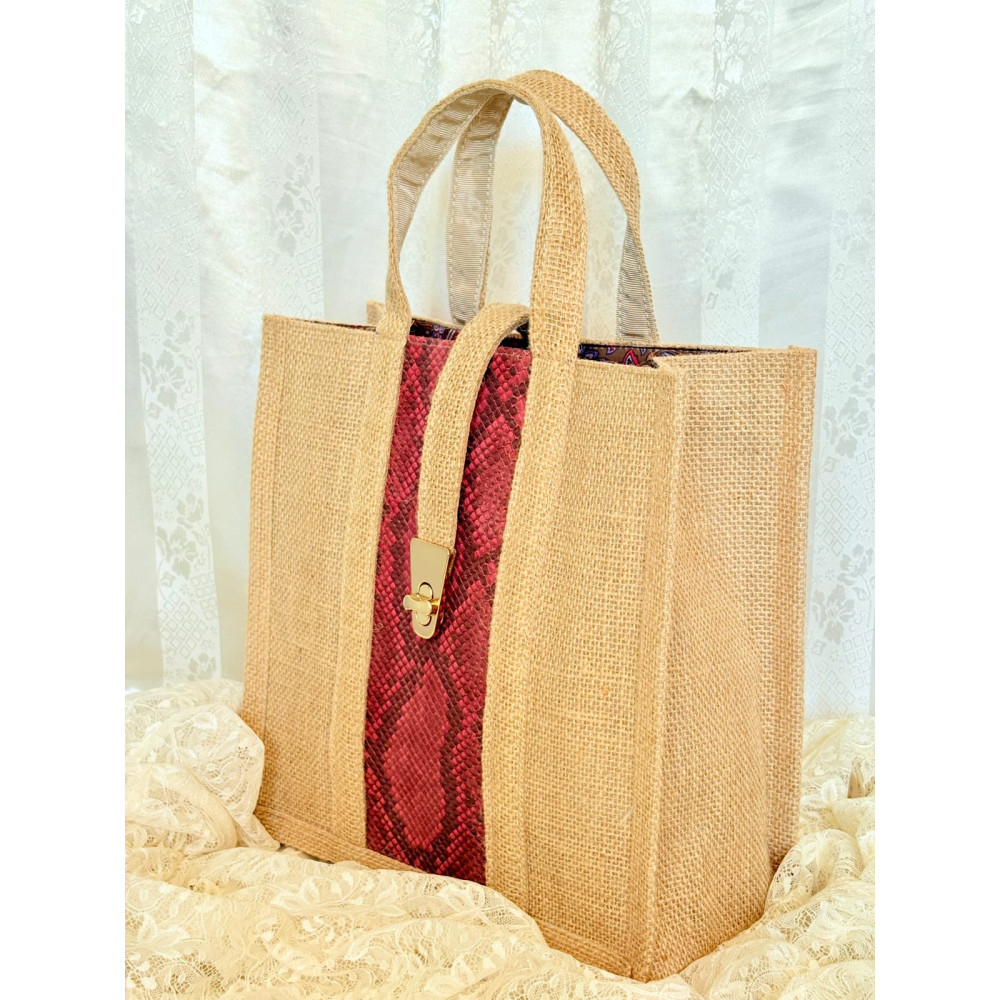 Sac à main rouge