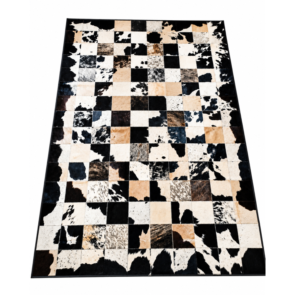 tapis en cuir rectangulaire